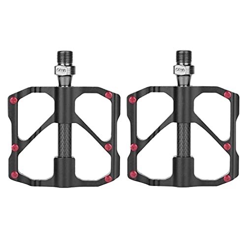 Mountain Bike Pedal : TYXTYX Mountain Bike Pedals 9 / 16 Antiskid Durable 3 Bearings Carbon Fiber Shaft MTB Pedal
