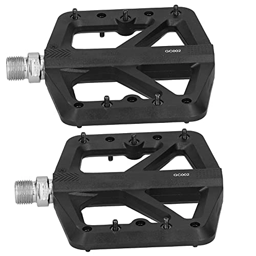 Mountain Bike Pedal : Voluxe Widen Bicycle Pedals, DU Sealed Bearing General Black Mountain Bike Pedals Bicycle Parts Convenient for Road Bikes for Cycling Enthusiasts