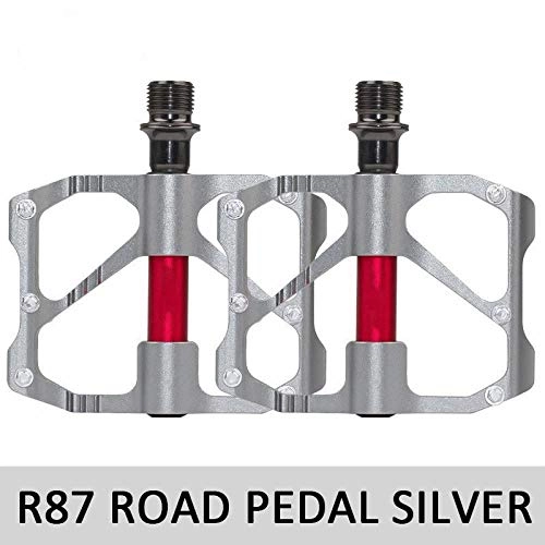 Mountain Bike Pedal : WANGDANA Mtb Pedal Ultra-Light Bicycle Pedal Anti-Skid Road Bicycle Pedal Aluminum Alloy Mountain Bicycle Pedal A