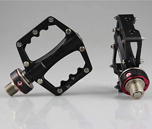 Mountain Bike Pedal : WANGDANA Replacement Of Mtb Bicycle Pedal For Downhill Free Mountain Bike 92 / 75 / 26Mm Black