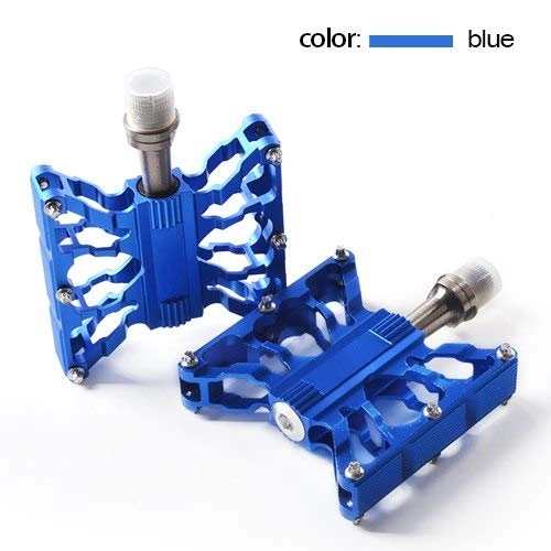 Mountain Bike Pedal : WEIJIA Aluminum Bicycle Pedals MTB Road Cycling Bike Alloy Pedals Anti-slip Sealed Ultralight Mountain Bicycle Parts (D)