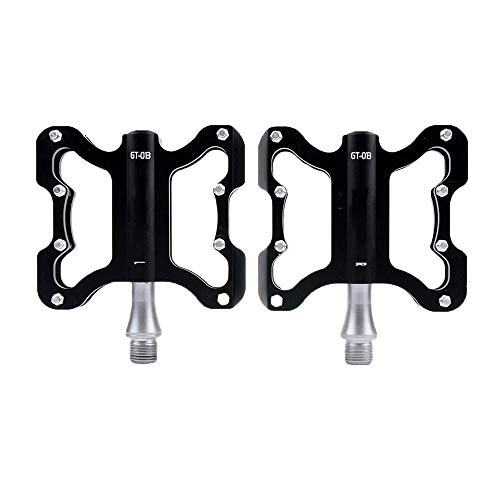 Mountain Bike Pedal : WJH9 Mountain Road Bike Folding Electric Bicycle Flat Pedal Non Slip Durable, Lightweight Lubricated Bearings, Non Slip Lightweight CNC Of Road Pedal Pedal for Commuting Cycling Hiking, T013