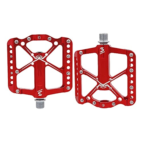 Mountain Bike Pedal : XGLIPQ Bicycle Pedals, Cycling Bike pedals, New Aluminum Anti-Slip Durable Mountain Platform Pedals with Sealed Bearing for 9 / 16 BMX MTB Mountain Road City Hybrid Bike