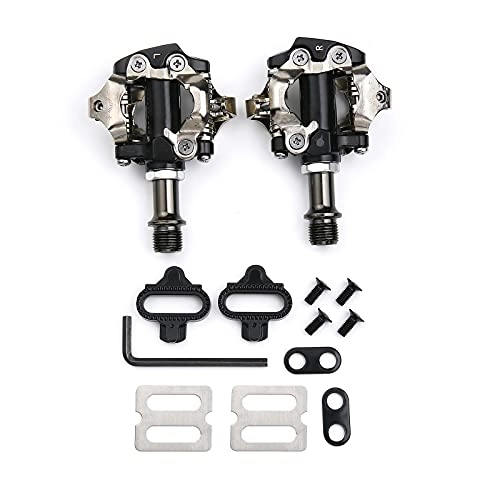 Mountain Bike Pedal : Yagosodee Mountain Bike Pedals Road Bike Pedals Self Locking Bike Pedals SPD Pedal Cycling Pedals Accessory with Cleats Bicycle Parts
