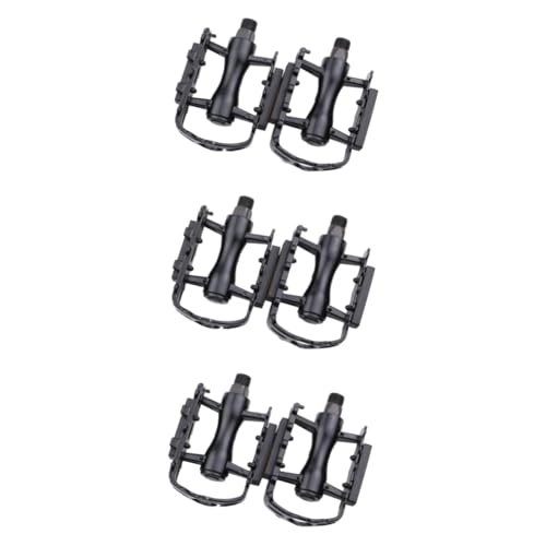 Mountain Bike Pedal : Yardwe 6 Pcs Mountain Bike Cleats Aluminum Pedal Road Bubble Stickers Platform Pedal Decorative Mirrors for Wall Pedialax Non-slip Mountain Bike Pedal Aluminum Alloy Accessories