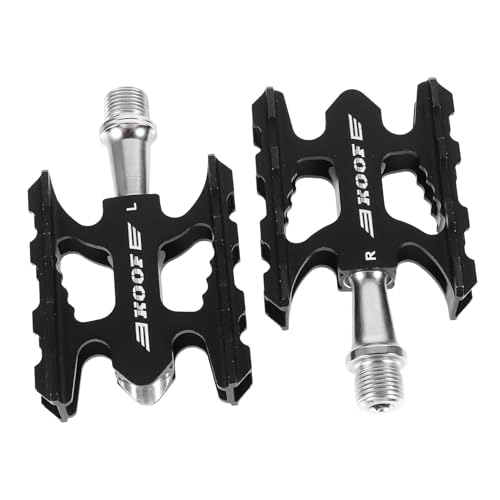 Mountain Bike Pedal : Yardwe Mountain Bike Pedals 1 Pair Bicycle Pedal Molybdenum Steel Shaft Road Vehicles Component Mtb Bike Pedal