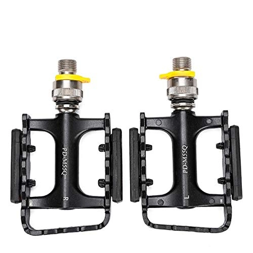 Mountain Bike Pedal : YHHK Bike Pedals, Bicycle Pedals 9 / 16 Inch Spindle Universal Cycling Pedals Aluminium Alloy Lightweight Mountain Bike Pedal for MTB, Road Bicycle