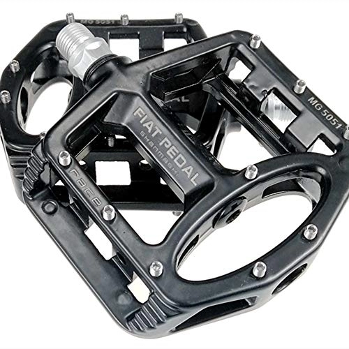 Mountain Bike Pedal : Yingm Bicycle Pedals Durable Bike Pedal Bicycle Pedals Road Bike Pedals for Mountain Bike BMX MTB Road Bicycle (Color : Black, Size : One size)