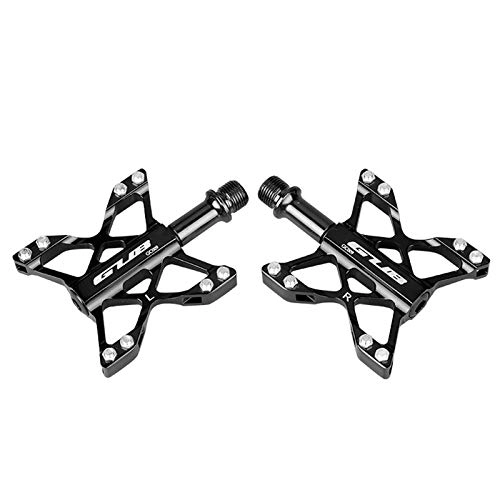 Mountain Bike Pedal : YTO Bicycle pedals, 6-pilin mountain bike road bike folding, car Luo Mo steel axle bearing pedal, XC downhill