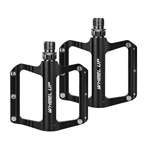 Mountain Bike Pedal : Zwbfu Bicycle Pedals, 2 pcs Mountain Bike Bicycle Pedals Aluminum Alloy Bearing Dead Fly Pedal Foot Pedal Accessories