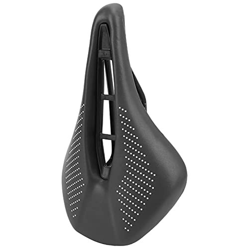 Mountain Bike Seat : 01 02 015 Mountain Bike Saddle Cover, Gel Bike Cover for Mountain Bike for Fits All Types Of Bicycles(Black and white dots)