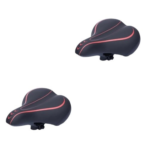 Mountain Bike Seat : 2pcs Road Bike Saddle Comfort Seat Cushion Bike Cushion Cycling Saddle Cushion Seat Mtb Saddle Bike Saddle Pad Mountain Bike Horse Saddle Pad Bike Seat Comfortable Upholstered