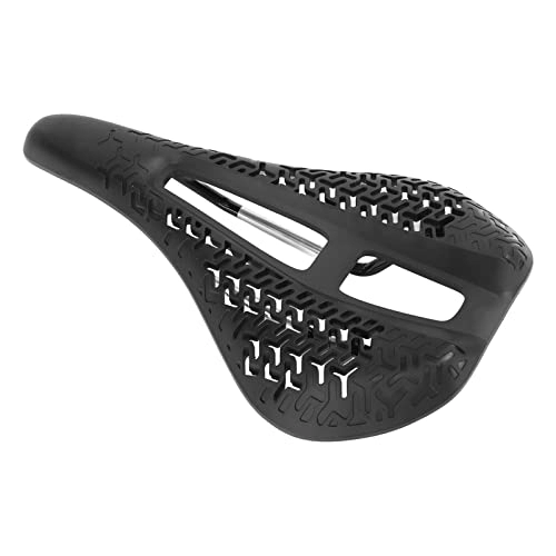 Mountain Bike Seat : Alomejor Road Bike Seat Waterproof Black Mtb Saddle Hollow Design Comfortable Breathable Bike Seat Mountain Bike Seats for Men Bicycles and spare parts
