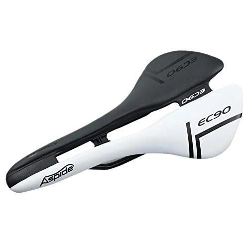 Mountain Bike Seat : AYBAL Comfortable Bike Saddle Bike Accessories For Men Comfortable Cycling Seat Cushion Pad Mountain Bike Exercise Bike Road Bike Seats (Color : Black+white, Size : Free size)