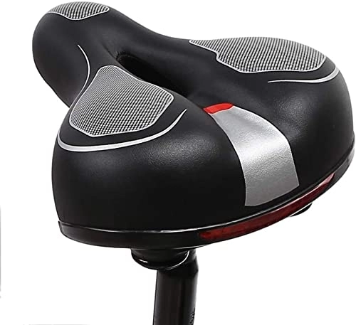 Mountain Bike Seat : BANGDIAN Padded Mountain Road Bike Soft Seat Hollow Comfortable Shockproof Bicycle Saddle Replacement Universal