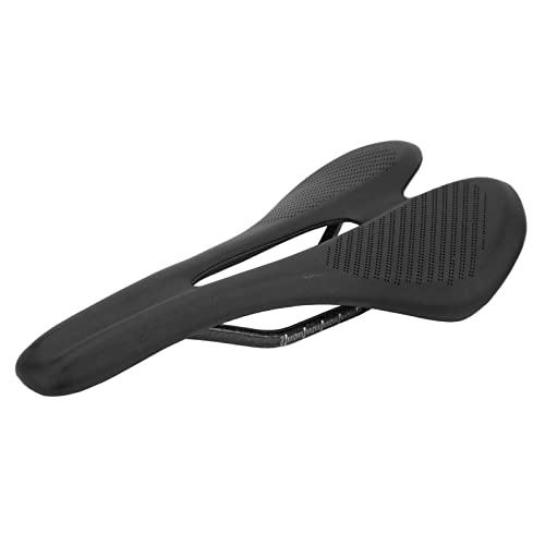 Mountain Bike Seat : Bicycle , Hole Tear Resistent High Friction Force PU Leather Bike Saddle for Mountain Bike