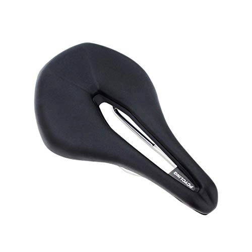 Mountain Bike Seat : Bicycle Leather Mat Breathable Mountain Road Front Seat Cushion Comfortable Bike Saddle