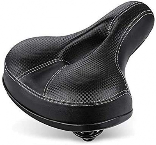 Mountain Bike Seat : Bicycle Saddle Bicycle Cycling Big Bum Saddle Seat Road MTB Bike Wide Soft Pad Comfort Cushion Thicken