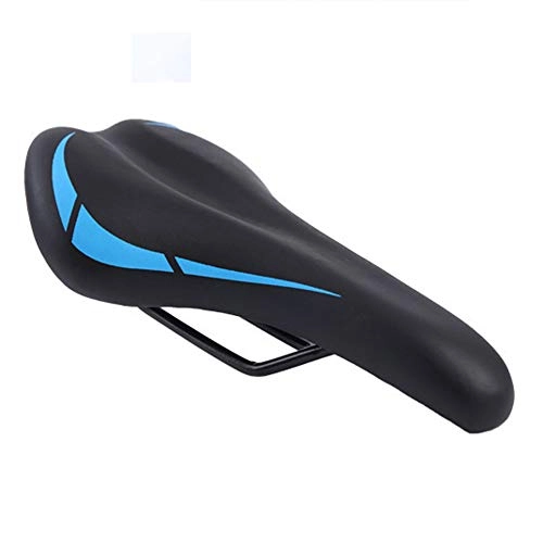 Mountain Bike Seat : Bicycle Saddle, Bike Seats Comfort Diversion Groove Breathable Soft Waterproof Comfortable Saddle, For Men And Women, Blue
