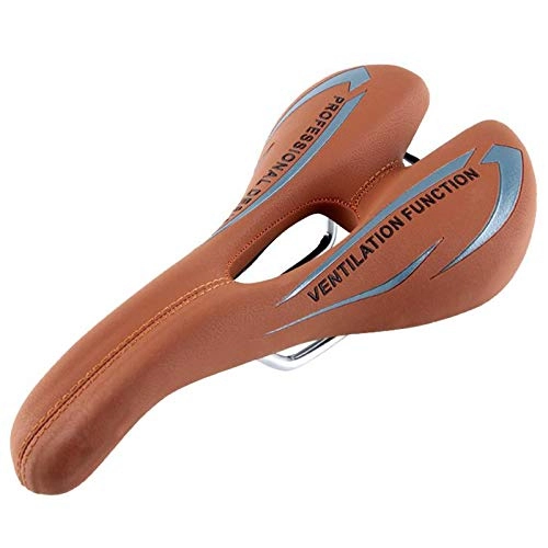 Mountain Bike Seat : Bicycle Saddle, Hollow Ventilation Silicone Cushion, Super Light Waterproof Design, Suitable for Mountain Bike