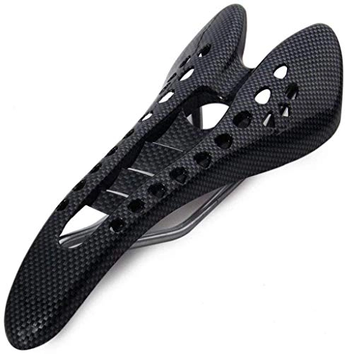 Mountain Bike Seat : Bicycle Saddle Mountain Bicycle Saddle Silica Gel Cushion Riding Cycling Accessories Carbon Fiber Shock Absorption Jzx-n
