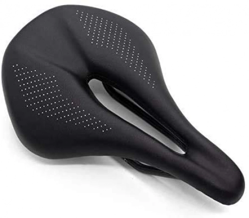 Mountain Bike Seat : Bicycle Saddle Pu+carbon Fiber Saddle Road Mtb Mountain Bike Bicycle Saddle For Man Cycling Saddle Trail Comfort Races Seat Red White