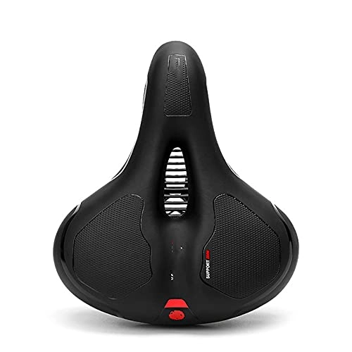 Mountain Bike Seat : Bicycle seat Bike Seat New Extra Wide Comfy Cushioned Soft Padded Bicycle Gel Universal Saddle Fitness Home Duct Big But Thicker Bike Saddle