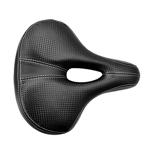 Mountain Bike Seat : Bicycle Seat Saddle Mountain Bike Wide Seat Bicycle Shock Absorber Accessories Hollow Breathable And Comfortable