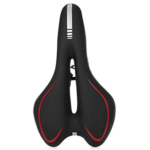 Mountain Bike Seat : Bicycle silicone seat cushion Mountain bike thickened super soft saddle Comfortable bicycle accessories equipment 16 * 28cm, B