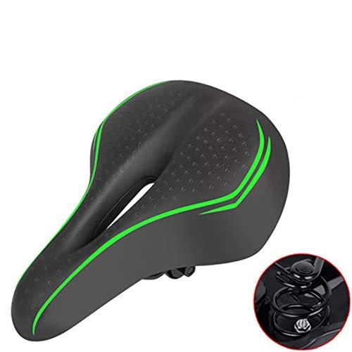 Mountain Bike Seat : Bicycle soft and comfortable cushion saddle Mountain bike big butt thickened seat bicycle accessories seat 19 * 27cm, D