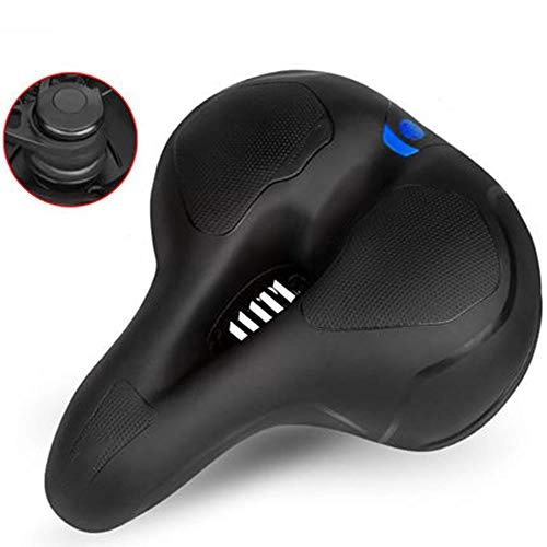 Mountain Bike Seat : Bicycle waterproof and breathable cushions Mountain bike thickened saddle Soft and comfortable seat universal bicycle accessories seat 20 * 26cm, C, Damping