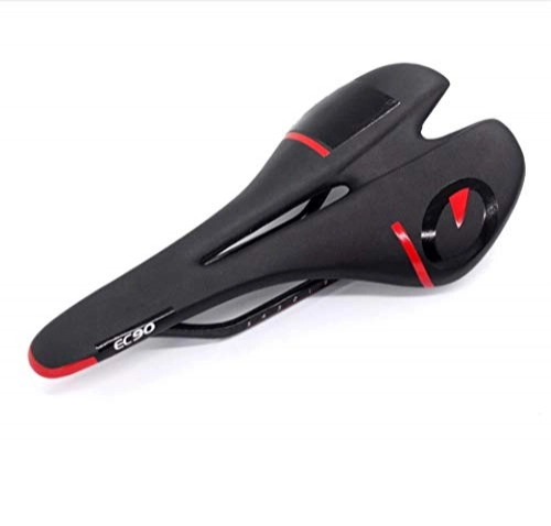 Mountain Bike Seat : Bike 2019 EC90 Bicycle Saddle Road bike Seat Men Cycling Cushion Mountain Bike Carbon track Hollow Design MTB Saddle Seat (Color : Black)