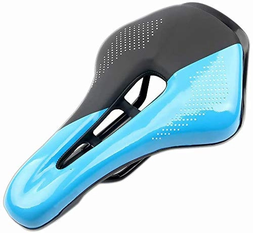 Mountain Bike Seat : Bike Saddle Bicycle Seat Mountain Bike Saddle For Bikes Racing Soft Shock Absorber Breathable Cycle Triathlon Cycling Accessories