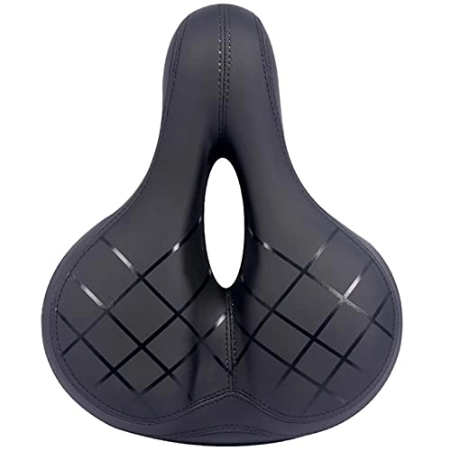 Mountain Bike Seat : Bike Saddle, comfortable Bike Seat Gel Bike Seat, wide Soft Gel Bicycle Seat Wide Bike Saddle Seat Ergonomic Design Saddle Replacement Padded for Suitable for Indoor and Outdoor