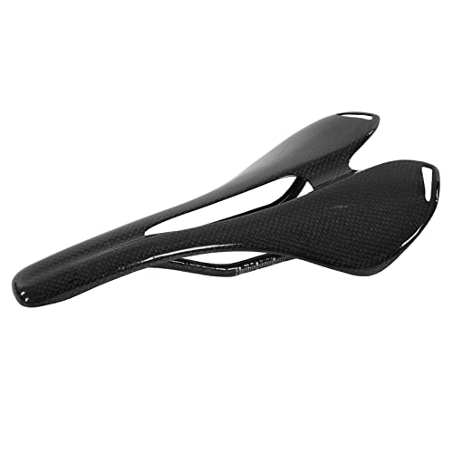 Mountain Bike Seat : Bike Saddle Hollow Mountain Bicycle Saddle Seat 3K Saddle Seat Hollow Breathable Full Carbon Fibre Comfortable Saddle Cover for Men and Women Soft Cushion for Sportinggoods Bicycles And Spare Parts