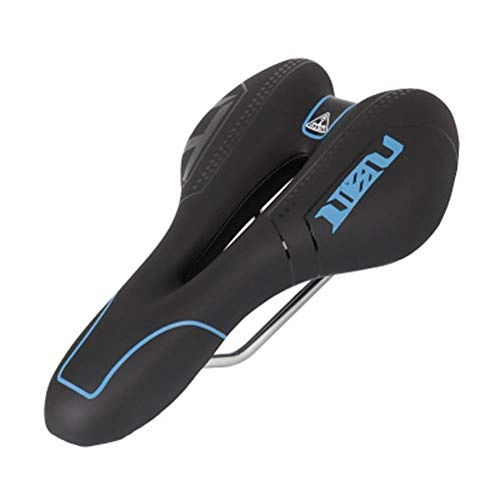 Mountain Bike Seat : Bike Saddle Professional Mountain Bike Saddle, Central Relief Zone and Ergonomics Design, Waterproof Soft Breathable, Fit for Road Bike, Mountain Bike and Folding Bike, Blue
