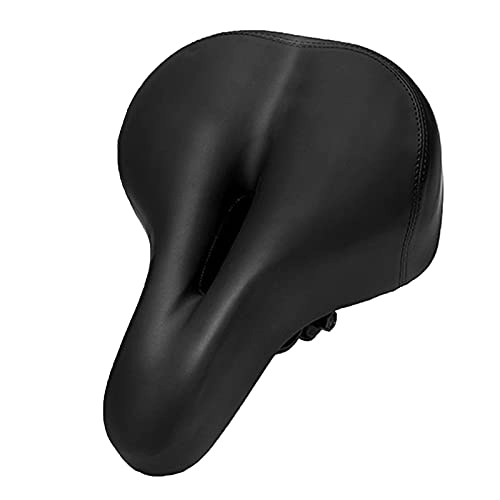 Mountain Bike Seat : Bike Saddle Waterproof and Wear-resistant Bike Saddle Fiber Silicone Saddle Ergonomic Saddle Bicycle Seat for Men and Women Bicycle Seats Suitable for Road and Mountain Bikes