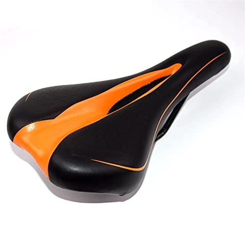 Mountain Bike Seat : Bike Seat Bicycle Seat, Wear-Resistant PVC Breathable Waterproof Bicycle Saddle for Mountain Bikes, Road Bikes and Outdoor Bikes