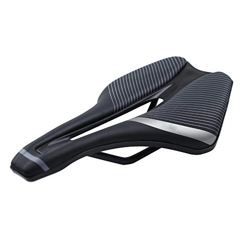 Mountain Bike Seat : Bike Seat Bicycle Soft Thick Saddle Mountain Road Bike Cycling Wide Seat Cushion Road / MTB Bike Carbon Saddle Seat Mtb Saddle Bike Saddle (Color : Dark Grey)