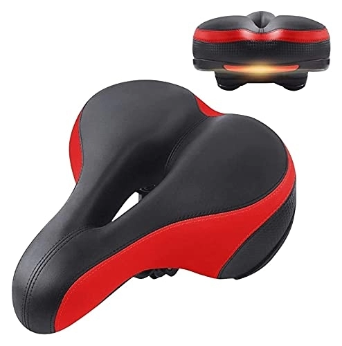 Mountain Bike Seat : Bike Seat Cushion For Men And Women Comfort, Waterproof Bike Seat Cover With Double Shock Absorber Wide Comfortable Bike Seat Bicycle Seat Cushion For Cycling Spin & Mountain Bike Compatible