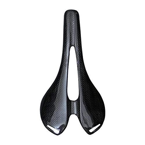 Mountain Bike Seat : Bike Seat Full Carbon Mountain Bike Mtb Saddle For Road Bicycle Accessories 3k Ud Finish Good Qualit Y Bicycle Parts 275 * 143mm Bike Saddle (Color : Gloss no logo)
