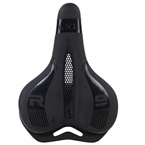 Mountain Bike Seat : Bike Seat, Gel Bicycle Saddle Comfortable Soft Breathable Cycling Bicycle Seat Cushion Pad with Ergonomics Design for MTB Mountain Bike, Folding Bike, Road Bike, Black