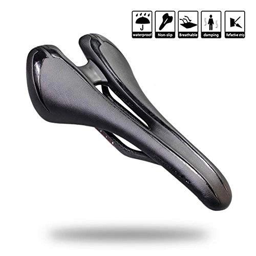 Mountain Bike Seat : Bike Seat Most Comfortable Waterproof Bicycle Saddle with Central Relief Zone and Ergonomics Design for Mountain Bikes Road Bikes Men and Women