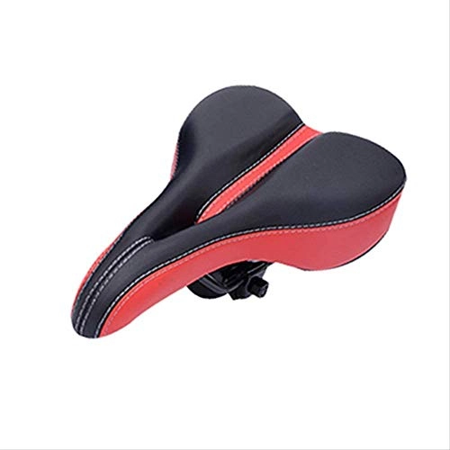 Mountain Bike Seat : Bike Seats Extra Comfort Mountain Bike, Bike Saddle Seat Leather Comfortable Cycling Saddle Bike Bicycle Part