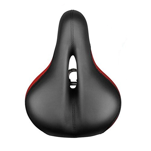 Mountain Bike Seat : CHE^ZUO BICYCLE SADDLE Bicycle Cushion Widen Thick Sitting On the Hollow Mountain Bike Dampening Ass, Red B, 270 * 200 * 70Mm Cushion