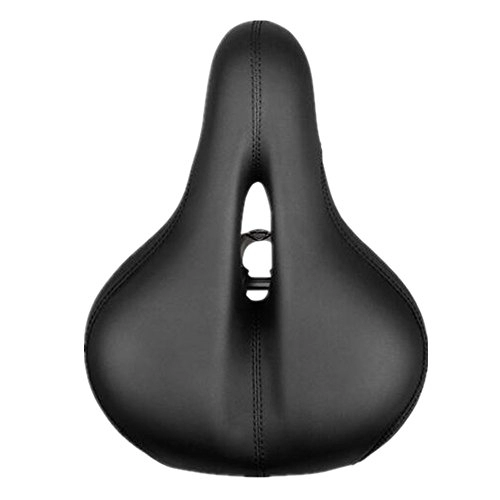Mountain Bike Seat : CHE^ZUO BICYCLE SADDLE Mountain Bike Thick Sponge Comfortable Saddle Ass Bicycle Riding the Equipment, Black C, 270 * 200 * 70Mm