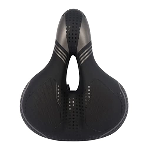 Mountain Bike Seat : CHENMIAOMIAO Comfortable Bicycle Seat Bicycle Seat Soft Breathable Thickened Mountain Bike Seat Bicycle Seat Replacement Accessories (Color : A)
