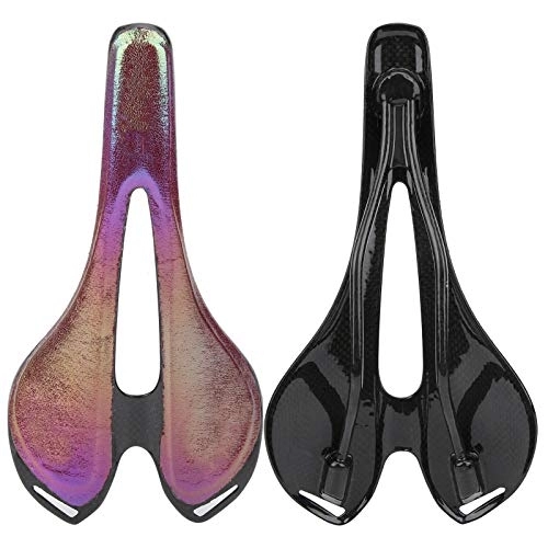 Mountain Bike Seat : Colorful Carbon Fiber Bike Saddle for Road and Mountain Riding, Durable and Comfortable with 150kg Weight Capacity