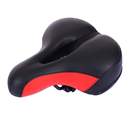 Mountain Bike Seat : Comfortable Men Women Bicycle Seat Biking Comfortable Gel Bicycle Seat Cover with Black Waterproof Saddle Cover for Exercise Bikes and Outdoor Bikes - Soft Padded Bicycle Saddle Bike Riding Equipment