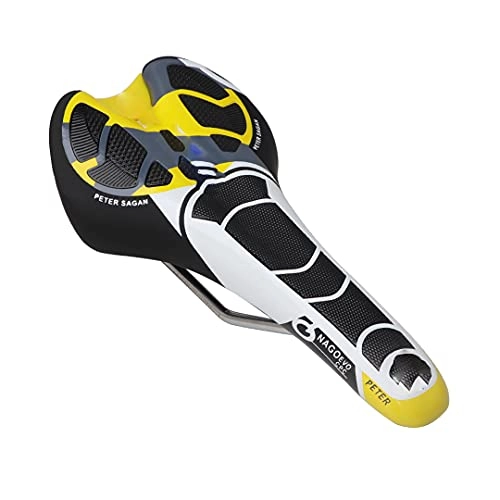 Mountain Bike Seat : Computnys Bicycling Saddle Racing MTB Mountain Offroad Bike Seat Gravel Cycling Bike Saddle Seat 3 black white yellow